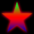 Верхушка на елку «Звезда» LED (22см) разноцветная