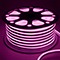 Гибкий неон круглый 360° (120LED на 1м, SMD2835, D13мм, IP68, 1м) розовый