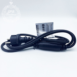 Сетевой шнур питания  FAMILY CONNECT (220В AC/DC 1.6А, IP67, до 2200 LED, черный провод каучук)